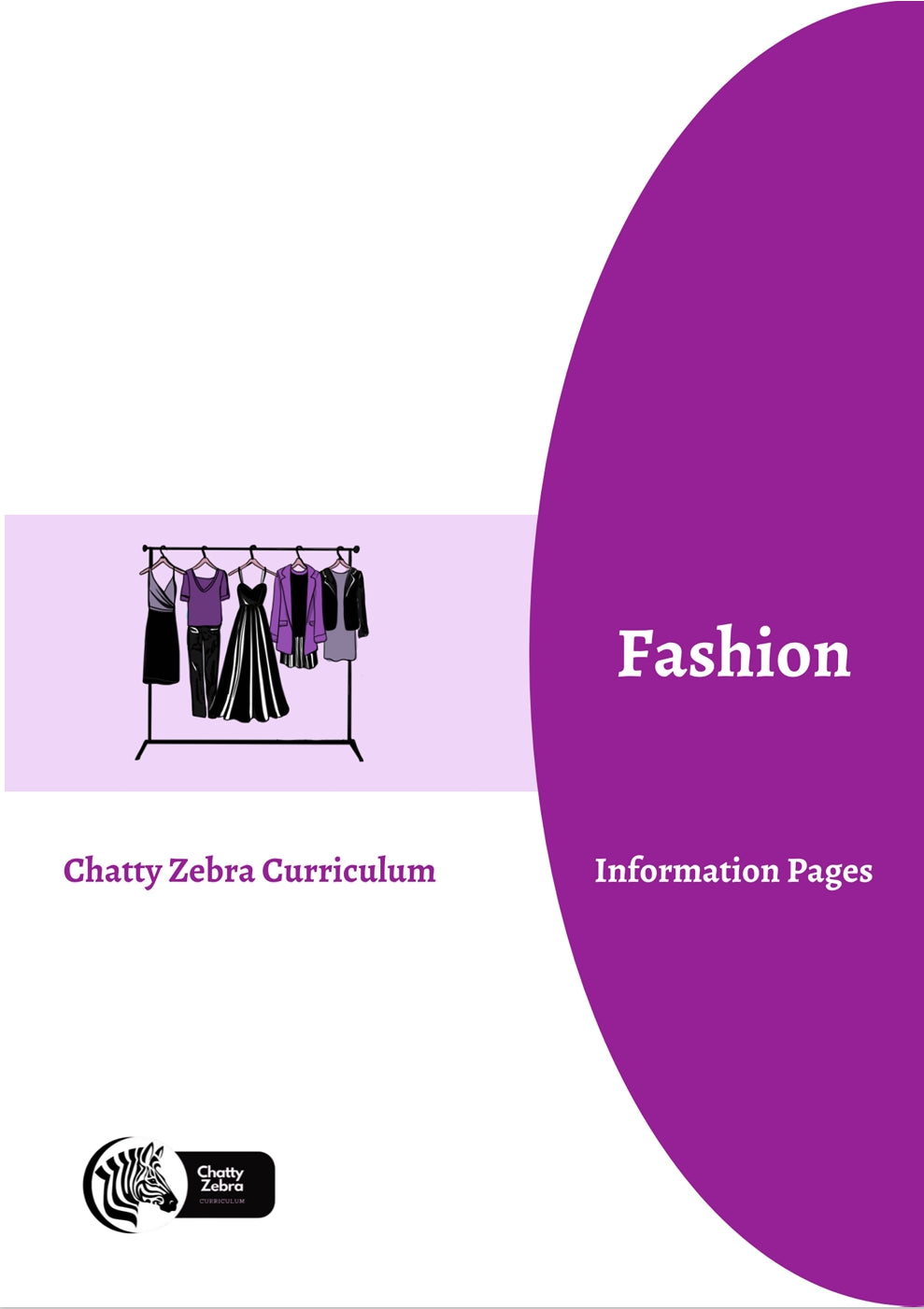 Chatty Zebra - Fashion Information Pages - PDF MUST BE PURCHASED PRIOR TO ORDERING HARD COPY