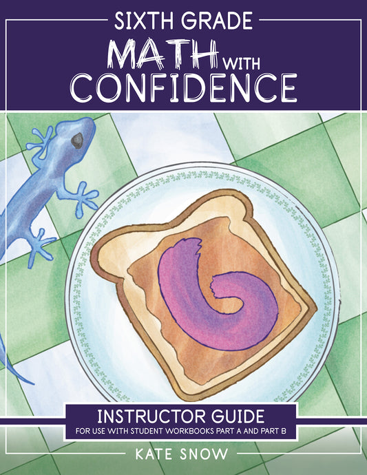 Kate Snow - Maths with Confidence - Level 6 Instructor Guide (2bks)  -  PDF MUST BE PURCHASED PRIOR TO ORDERING HARD COPY