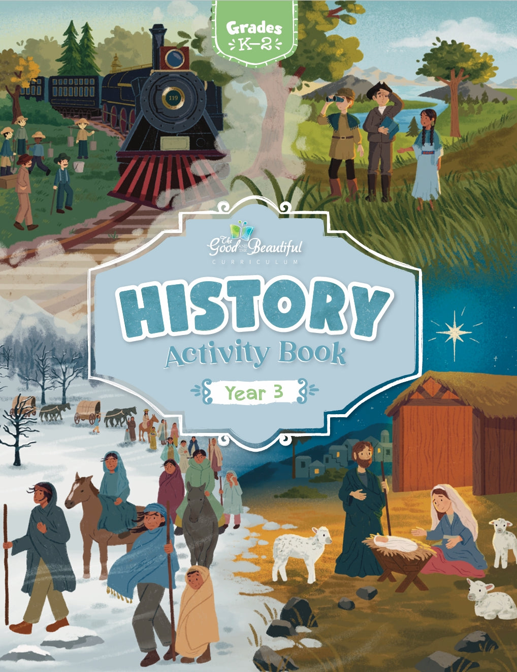 The Good and the Beautiful - History - Year 3 Activity Book Grades K-2 - NEW  -  PDF MUST BE PURCHASED FROM TGATB