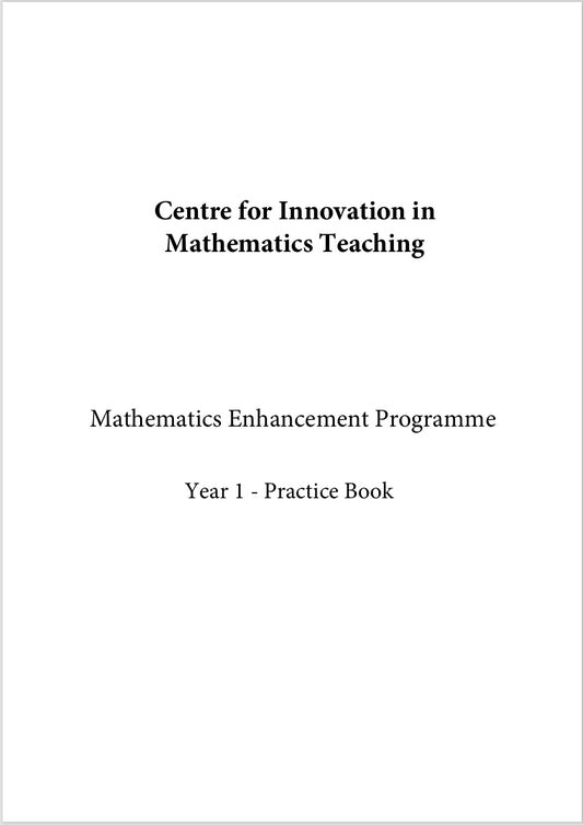 Mathematics Enhancement Programme - Year 1 - Practice Book 1 (Pages: 1-140)