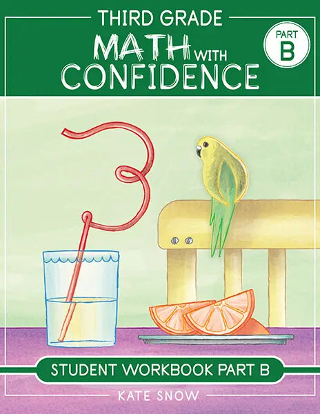 Kate Snow - Maths with Confidence - Level 3 Student Workbook PART B -  PDF MUST BE PURCHASED PRIOR TO ORDERING HARD COPY